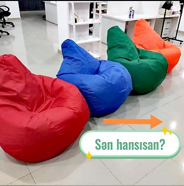 Pufiklər: Yeni, Pufik-kreslo, Parça, Kredit yoxdur, Ödənişli çatdırılma — 7