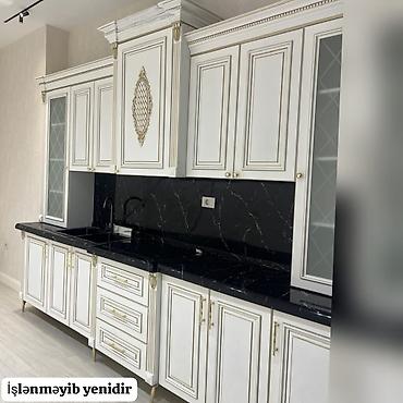 mermer: *1200₼ işlənməmiş MƏTBƏX mebeli :-TƏCİLİ SATILIR*‼️ ÖLÇÜ:-3.5 ÜZƏRİNDƏ — 1
