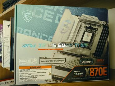 Kompüter və noutbuk aksesuarları: Ana Platası MSI X870E Edge Ti Yeni