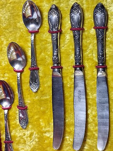 чайная: КОРОЛЕВСКИЙ НОВЫЙ Столовый набор (полный комплект). 24 ПРЕДМЕТА — 5