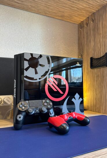 PS4 (Sony Playstation 4): Ps4 pro Star Wars edition [Qeyd:] Sade ve 6.72 Proshifkasi var 20 den