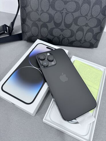 apple iphone 5 s: IPhone 14 Pro Max, Б/у, 256 ГБ, Черный, Кабель, Коробка, 96 %