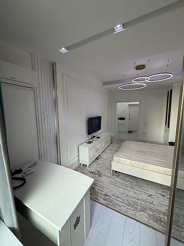 квартира 11 микрорайон: 1 комната, 46 м², Асанбай мкр Элитка, 11 этаж, Дизайнерский ремонт — 8