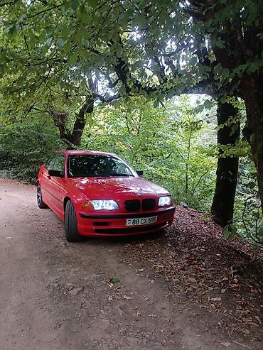 BMW: Barter mümkündür BMW 3 Series E46, sedan, qırmızı rəng. - Kuzov: 4 — 10