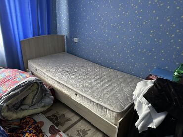 детские наборы постельного белья в кроватку: Односпальная кровать, С матрасом, длина - 200 см