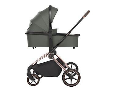 reserved patike: KIKKA BOO Kolica KARA 2u1 – army green (SKU: KKB2) Set 2u1 sa tvrdom — 2