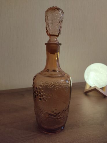 Qrafinlər və səhənglər: Rəng - Qəhvəyi, Şüşə, 1,5 bucket volume l, SSRİ — 9