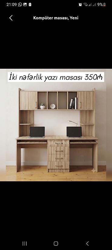 Düz masa, Stulsuz, Polkalı, Siyirməli, Teksturalı laminat