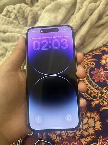 ıphone 14: IPhone 14 Pro, Б/у, 128 ГБ, Deep Purple, 100 % — 3