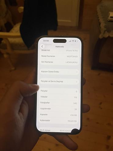 Apple iPhone: IPhone 14 Pro, 256 GB, Space Gray, Face ID — 8