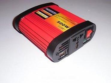 Pretvarači napona: Pretvarač napona 12V DC na 220V AC – 500W Karakteristike: - — 9