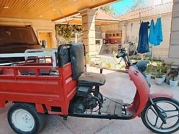 3 tekerlekli motor: Yükdaşıma üçün üçtəkərli motosiklet (kargo skuter) - Gövdə: metal — 2