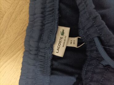 tech fleece beli: Donji deo trenerke, S (EU 48), Lacoste, bоја - Tamnoplava, Pamuk