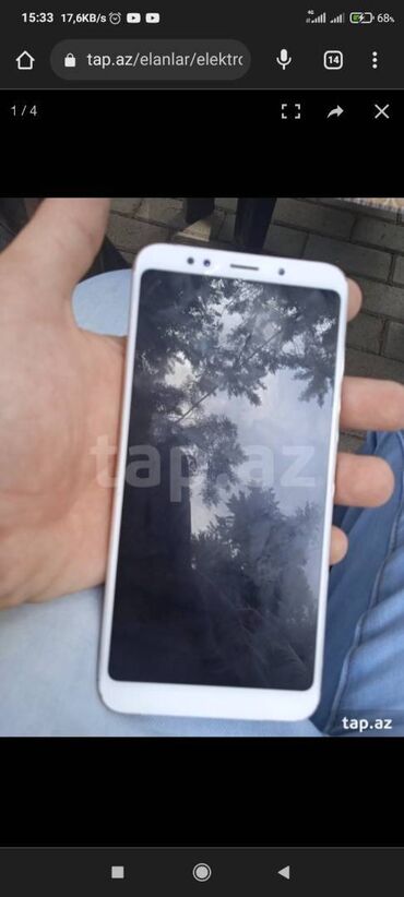 Elektronika: Redmi 5 Plus satram donmur yaxsidi biraz əyriyi var alt terefinde