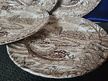 Ostali antikviteti: Tanjiri engleski Ridgway desertni iz 1976god. Engleski tanjiri — 4