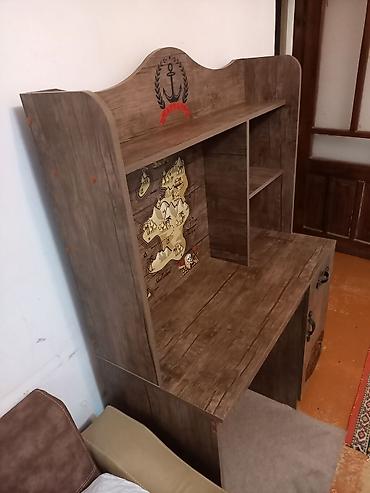 Uşaq masaları: Uşaq otağı üçün tematik yazı/iş masası – “Captain” dizaynı - — 3