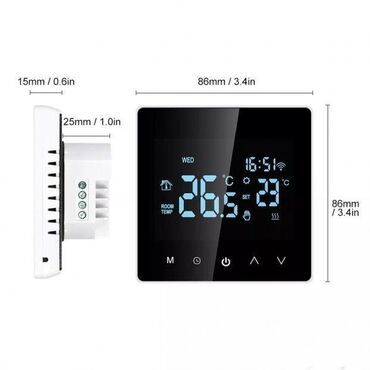 Oprema za grejanje: WiFi Termostat 16A za Električno i Podno Grejanje - Novo 🌡️🔥 — 2