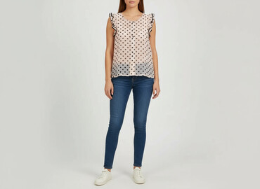 bluzki czarne plus size: Жіноча блуза, розмір S