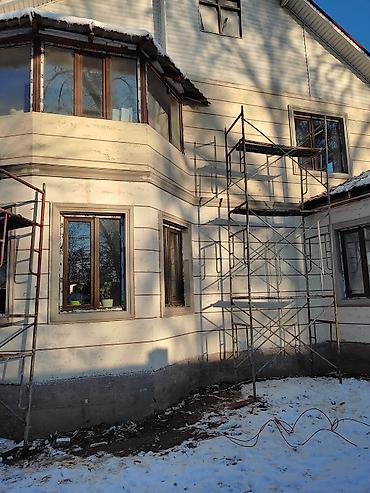 Фасадные работы: Фасадные работы: декоративная штукатурка, травертин любой сложности — 7