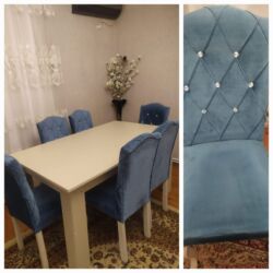 Qida məhsulları: Stol stul desti 280 azn unvan mehemmedeli dairesi Turkan🌻2040