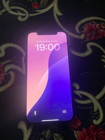 планшет таб а: IPhone 12, Колдонулган, 128 ГБ, Blue Titanium, Кабель, 75 %