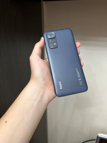 xiaomi клавиатура: Xiaomi, Redmi Note 11S, Б/у, 128 ГБ, цвет - Черный, 2 SIM
