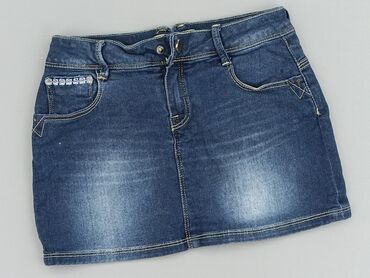 spódniczka mini jeans: Spódniczka, 7 lat, 116-122 cm, stan - Bardzo dobry