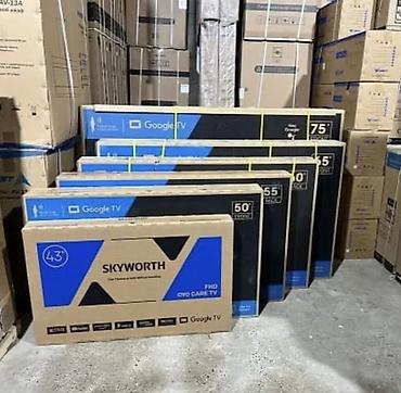 пле: Телевизоры Skyworth с Google TV Диагонали: 43", 50", 55", 65", 75" — 1