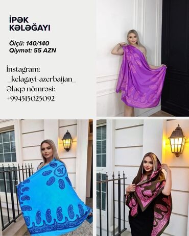 женские шапки с шарфом: 📌@_kelagayi_azerbaijan_ (instagram səhifəmiz) 💠“Kəlağayı və