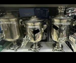 Qədim samovarlar: Qədim samovar, 2002 il, Vəziyyəti: Əla — 14