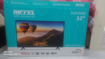 зеркальный телевизор: Новый Телевизор Riffle 32" HD (1366x768), Самовывоз
