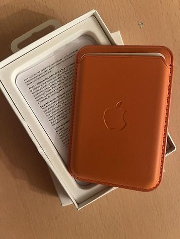 iphone 11 magsafe: Apple iPhone Leather Wallet – MagSafe dəstəkli dəri kartlıq - — 5
