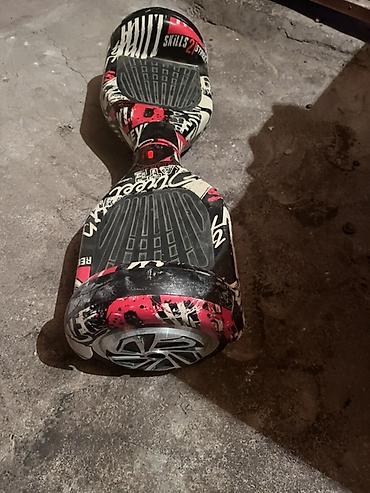 elektron velo: Qraffiti dizaynlı hoverboard (self-balance skuter) - Korpus — 2