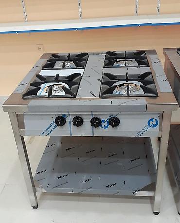 qaz sobası 4 gozlu: Qaz ilə işləyən soba, Yemək üçün, 4 mərtəbəli, Yeni — 1