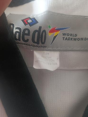 военные мешки: Кимоно для тхэквондо — два комплекта 1) Adidas (белый ворот): - — 4