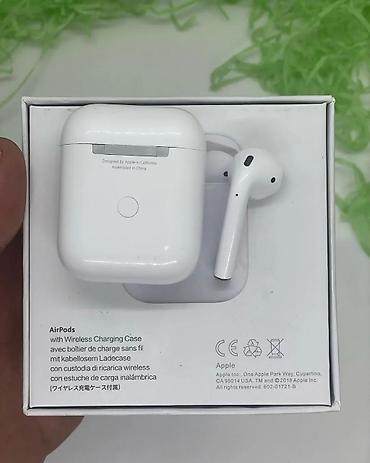 qulaqcığ: Airpods 2. Premium Class 35Yox 25 AZN 📌Görünüş orginal ilə eyni💯 — 3