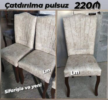 Divanlar: OTURACAQ/STUL Sifarişlə və yeni Qiymət : 220₼( 6 ədədi) Çatdırılma