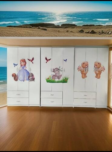 Детские шкафы: Акция !!! Шкаф трехстворчатый Размеры Высота 180 см Ширина 100 см — 5