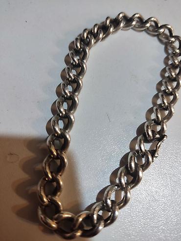 chanel ogrlica: Masivna lančana narukvica – pancir rad 40grama - Dizajn: krupne — 1