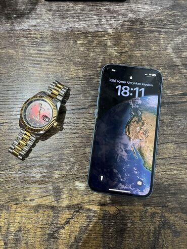 IPhone 13, 128 ГБ, Синий, Гарантия, Беспроводная зарядка, Face ID