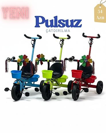 Velosipedlər: 🚲 3 Təkərli Uşaq Velosipedi AY-616 👶 Körpəniz üçün rahat və — 1