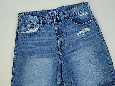 biale klapki lasocki: Denim, Szorty damskie, rozmiar 4XL — 1