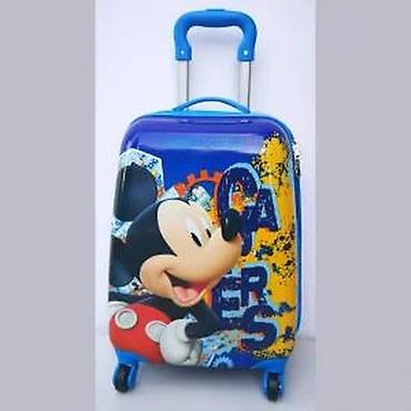 Rančevi, torbe i koferi: Dečiji kofer sa motivom Miki Mausa, idealan za putovanja. Kofer je — 6