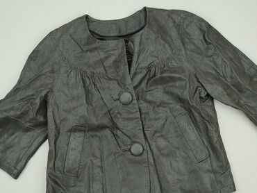 asymetryczne skórzane spódnice: Leather jacket, L (EU 40), condition - Good