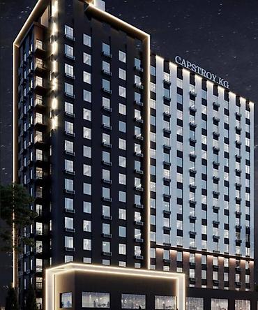 flat in osh: 3 комнаты, 130 м², Элитка, 13 этаж, ПСО (под самоотделку) — 1