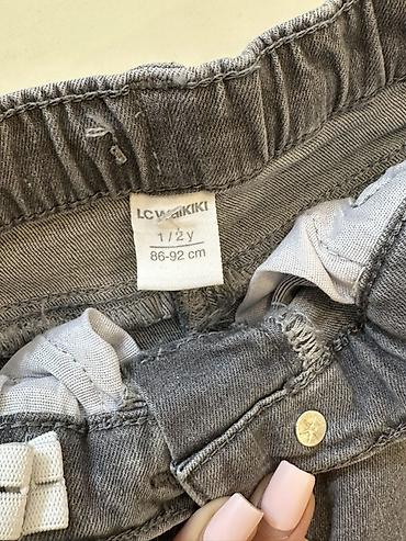 Uşaq geyimi və ayaqqabıları: Uşaq cins şalvarı – LC Waikiki Geyinilməyib - Rəng: tünd boz - Model — 2