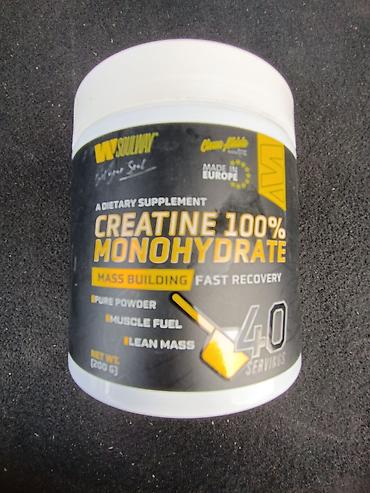 creatine monohydrate: Креатин моногидрат 100% — порошковая пищевая добавка для спорта Очень — 3