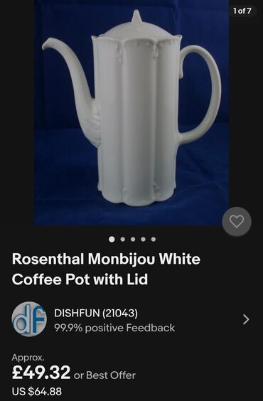 Čajnici: Rosenthal vintaz,nov bokal Clasic Rose. Nov Rozentalov bokal,sve na — 3