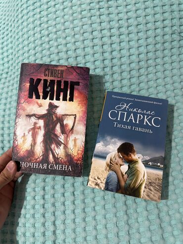 даром книги: Обе книги отдам . Книги Стивена Кинга и Николаса Спаркса Состояние