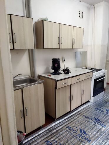 самая дорогая квартира в бишкеке: 2 бөлмө, 50 кв. м, Жеке план, 1 кабат, Косметикалык ремонт